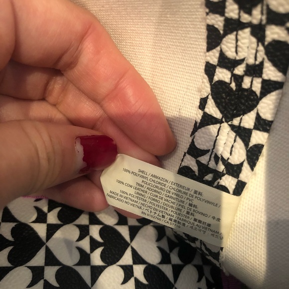 KATE SPADE Penn Place Black/White tote - Picture 11 of 13